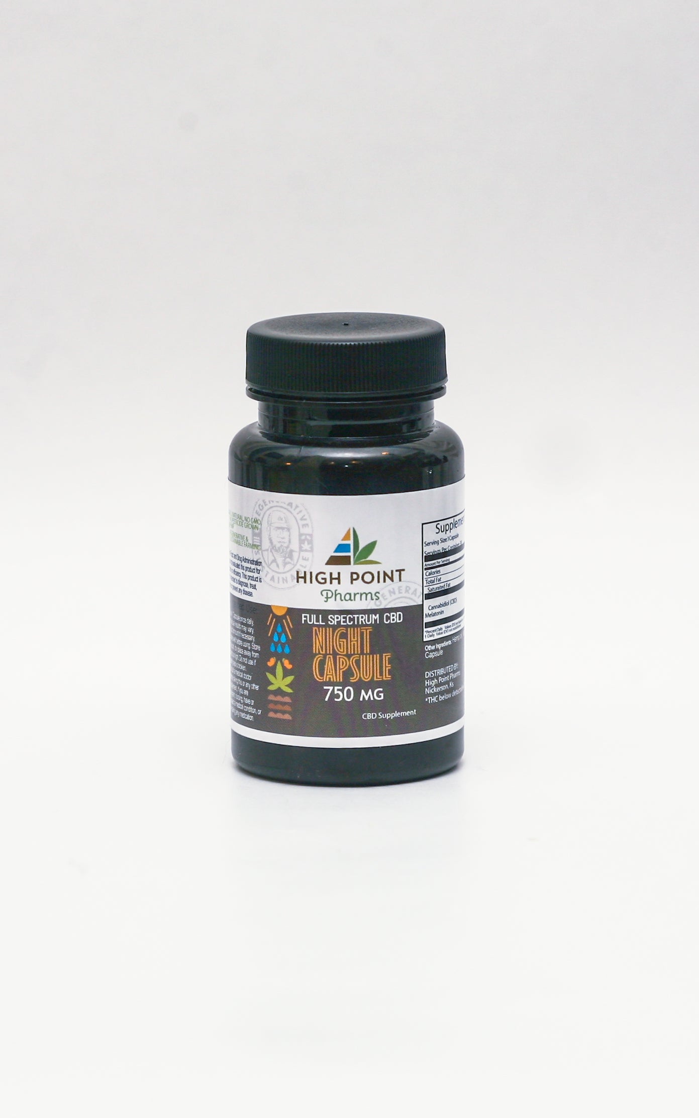 CBD/Melatonin Capsules - Full Spectrum CBD 750mg- CLOSING SALE